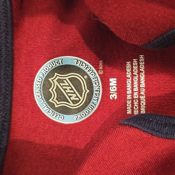 NHL Red and Blue Bodysuit with Colorado Avalanche Logo - Picture 2 of 2
